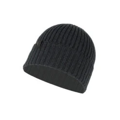 Buff Knitted Hat Norval Graphite