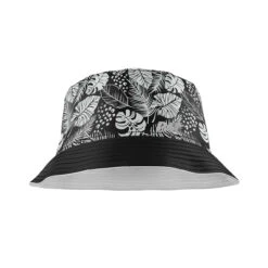 P.A.C. PAC Bucket Hat Ledras L/XL - Black/White AOP