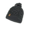 Buff Knitted & Fleece Band Hat Caryn Graphite