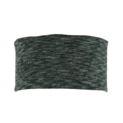 Buff 2 Layers Midweight Merino Wool Headband Graphite Multi Stripes