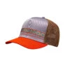 P.A.C. PAC Rampis Twill Trucker Cap - Multicolored Orange