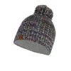 Buff Knitted & Fleece Band Hat Grete Castlerock Grey