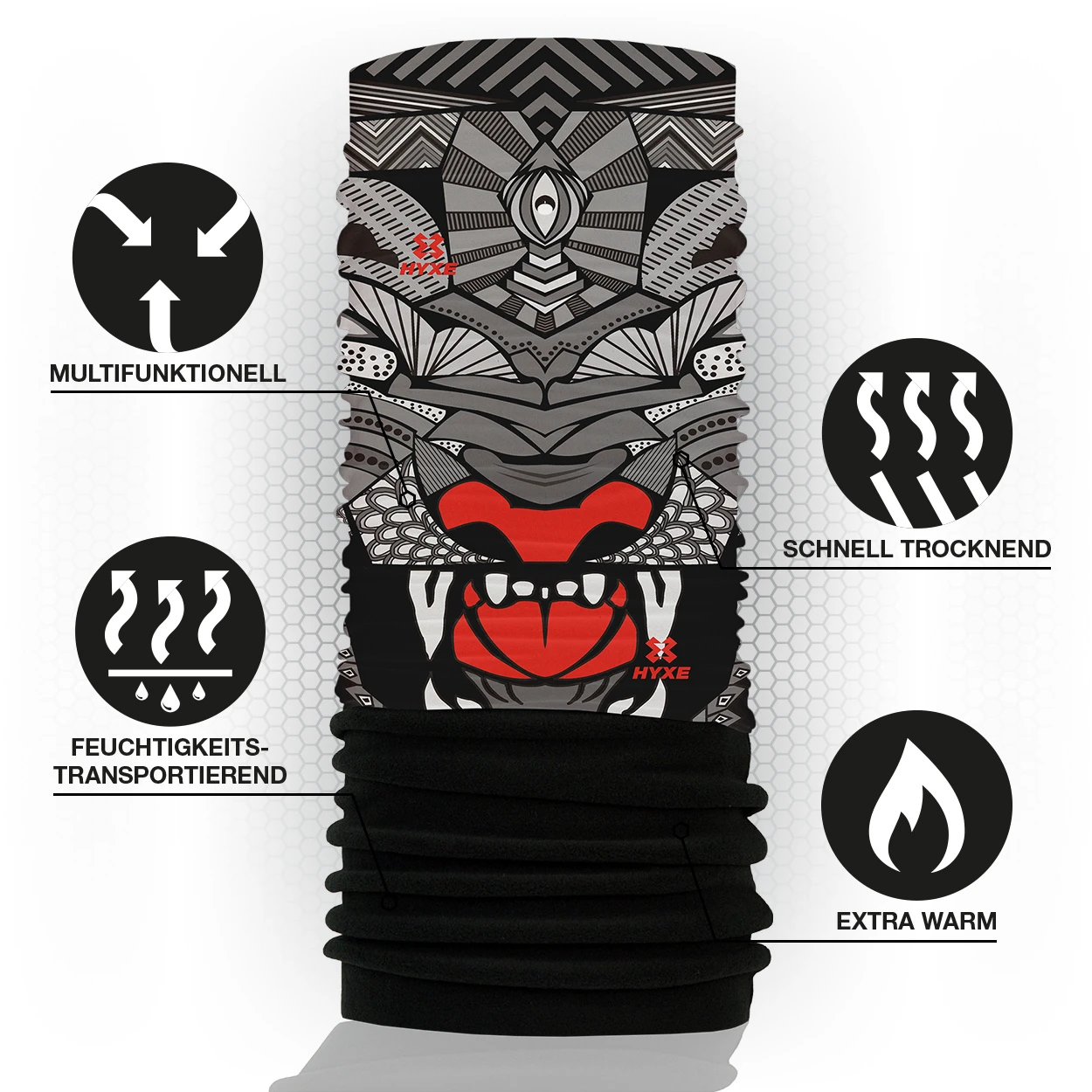 HYXE Fleece Löwgre 4 HYXE Fleece Löwgre – Bild 4