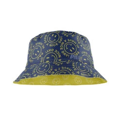 P.A.C. PAC Bucket Hat Ledras S/M - Blue/Yellow AOP
