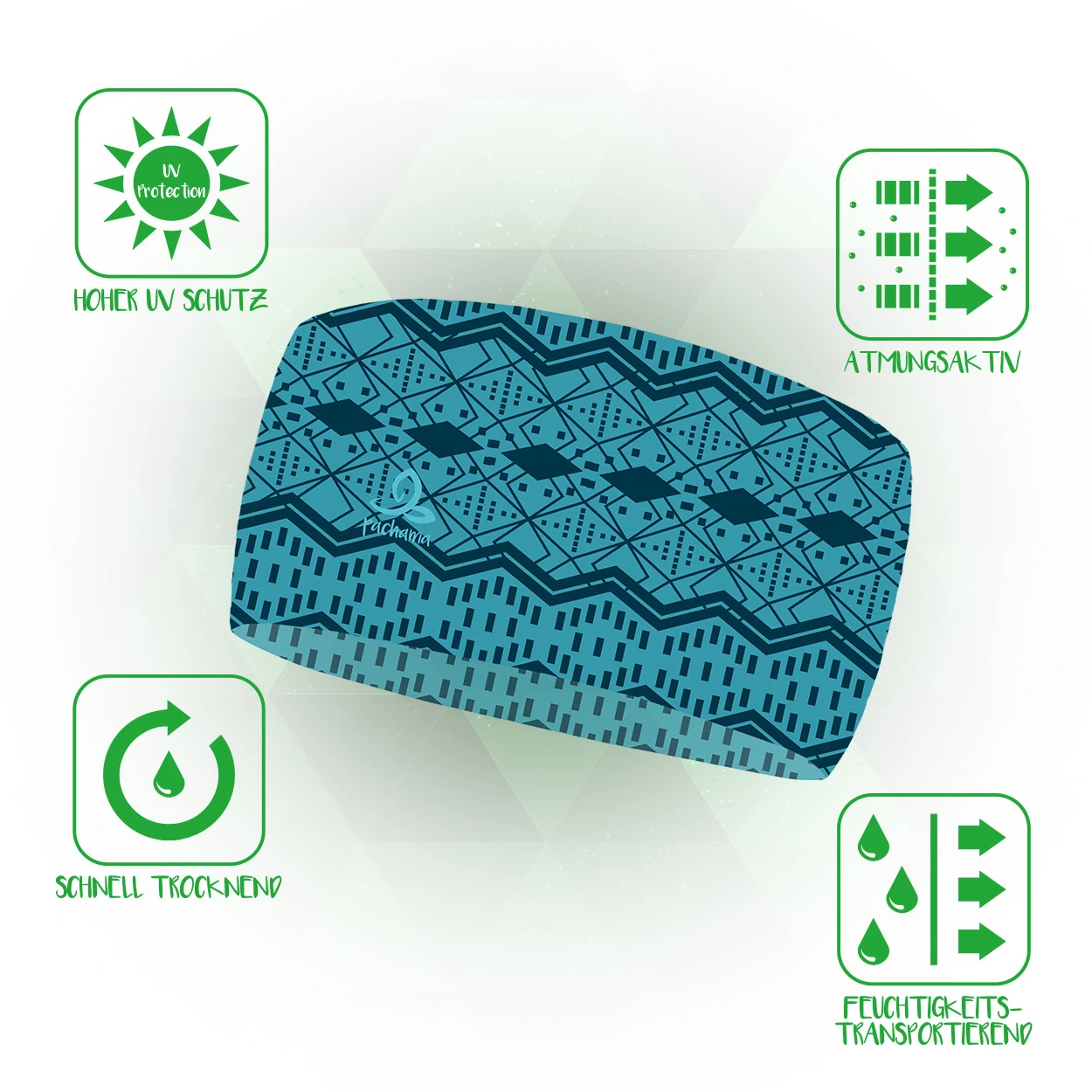 Pachama Headband Blaumu 3 Pachama Headband Blaumu – Bild 3