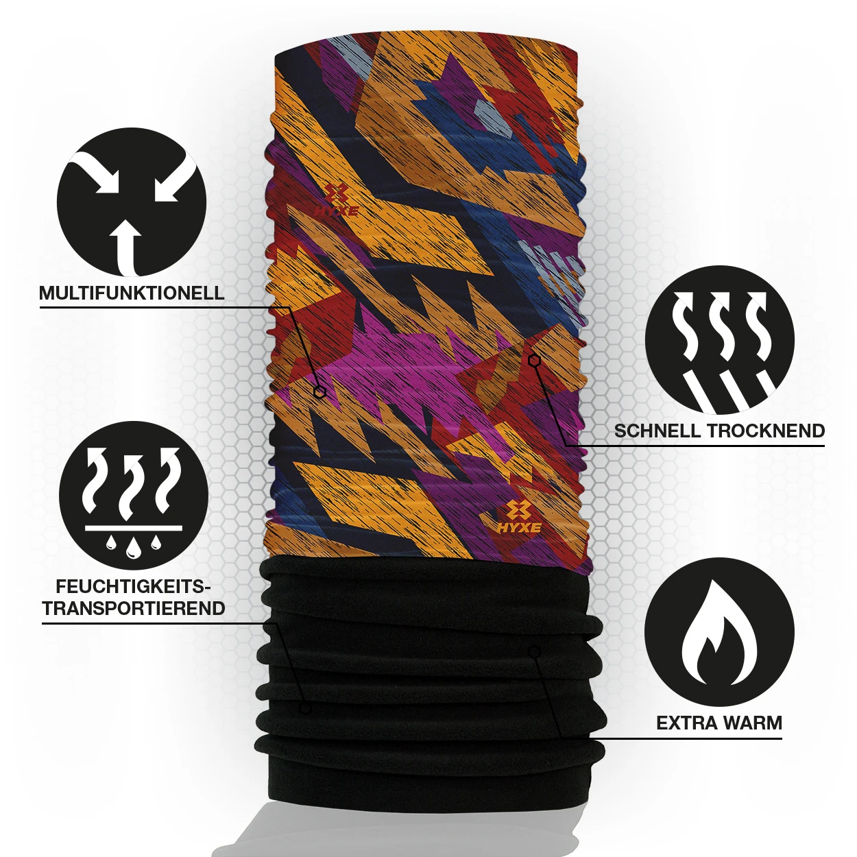 HYXE Fleece Oldcolourful 5 HYXE Fleece Oldcolourful – Bild 5