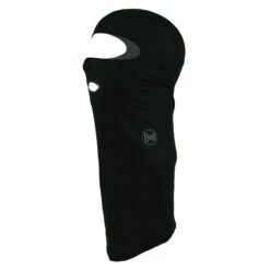 Buff Microfiber Balaclava Solid Black