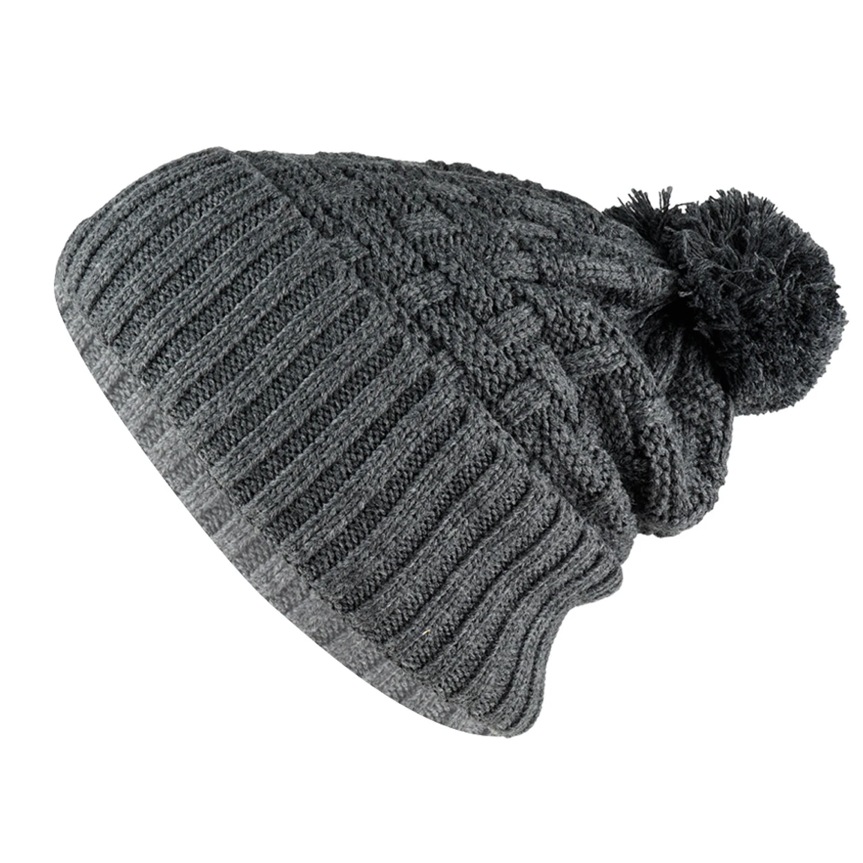 Buff Knitted & Polar Fleece Hat Airon Grey Melange 1 Buff Knitted & Polar Fleece Hat Airon Grey Melange
