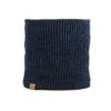 Buff Knitted & Fleece Neckwarmer Lyne Night Blue