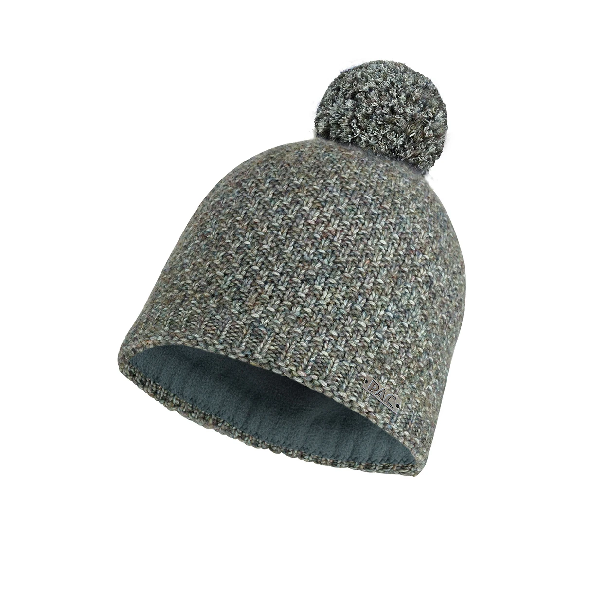 P.A.C. PAC Meldra Pom Beanie Grey 1 P.A.C. PAC Meldra Pom Beanie Grey