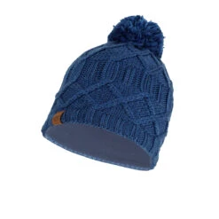 Buff Knitted & Fleece Band Hat Slay Ensign Blue