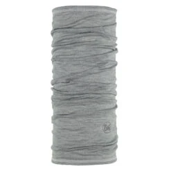 Buff Lightweight Merino Wool Solid Light Grey