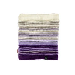 Buff Knitted & Polar Fleece Neckwarmer Neper Violet
