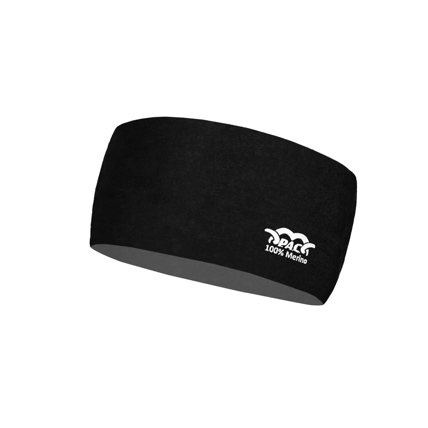 P.A.C. PAC Merino Headband Total Black 1 P.A.C. PAC Merino Headband Total Black