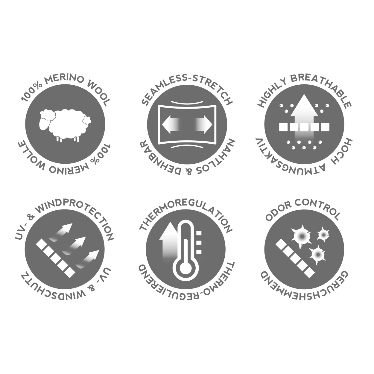 P.A.C. PAC Merino Headband Multi Sunrise 4 P.A.C. PAC Merino Headband Multi Sunrise – Bild 4