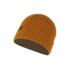 Buff Knitted Hat N-Helle Mustard