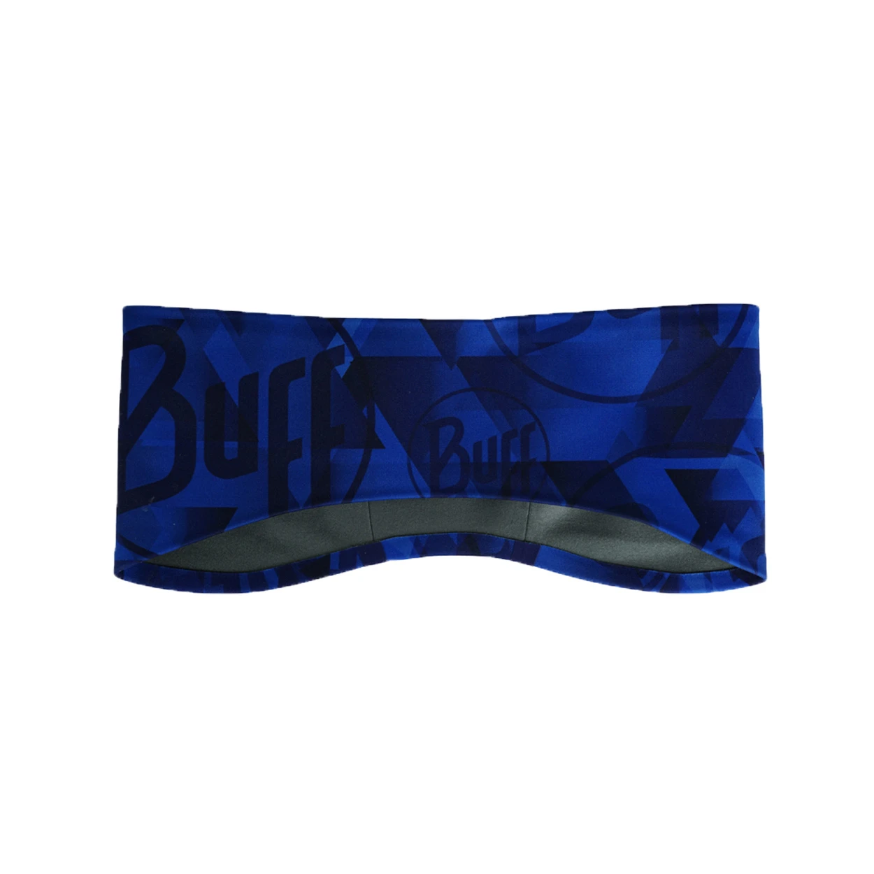 Buff Windproof Headband Tip Logo Blue L/XL
