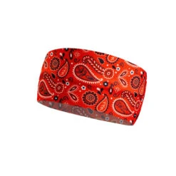 P.A.C. PAC Ocean Upcycling Headband L/XL Red Paisley