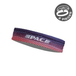 P.A.C. PAC Recycled Slim Seamless Mesh Headband Black-Honeyla