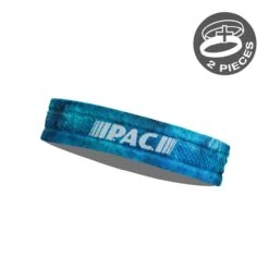 P.A.C. PAC Recycled Slim Seamless Mesh Headband Black-Stellaris