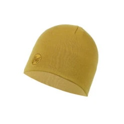 Buff Heavyweight Merino Wool Hat Solid Camel