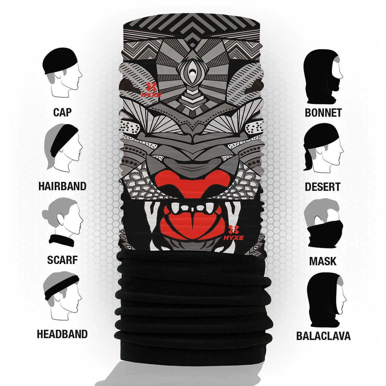 HYXE Fleece Löwgre 3 HYXE Fleece Löwgre – Bild 3