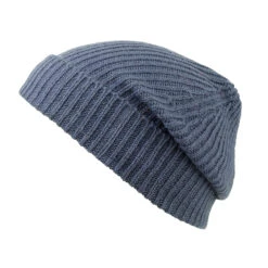 Buff Knitted Hat Basic Dark Navy