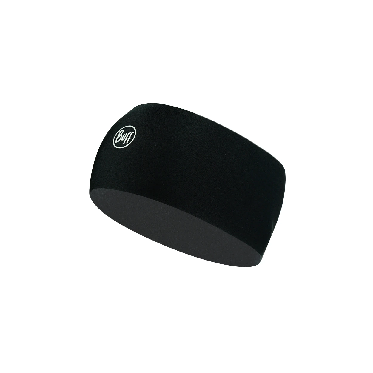 Buff Tech Fleece Headband Solid Black 1 Buff Tech Fleece Headband Solid Black