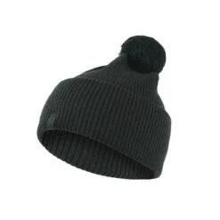 Buff Knitted Hat Tim Graphite