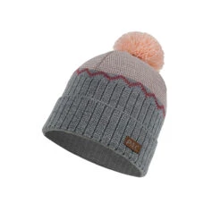 P.A.C. PAC Akela Merino Pom Beanie Grey
