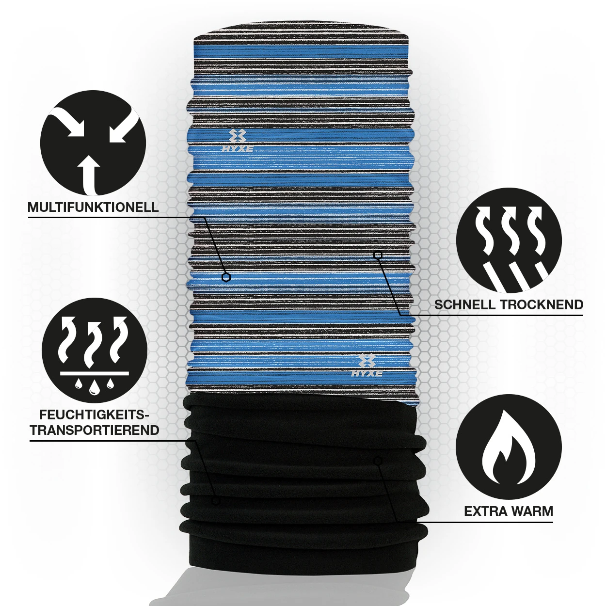 HYXE Fleece Linerblau 5 HYXE Fleece Linerblau – Bild 5