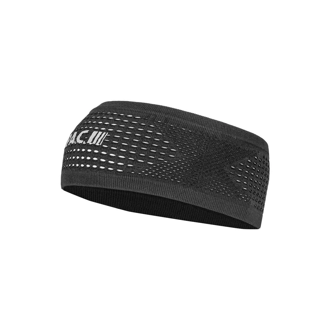 P.A.C. PAC Recycled Seamless Mesh Headband Total Black 1 P.A.C. PAC Recycled Seamless Mesh Headband Total Black