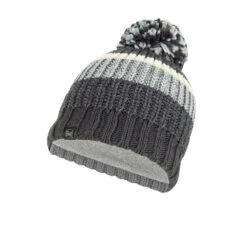 Buff Knitted & Fleece Band Hat Stig Grey