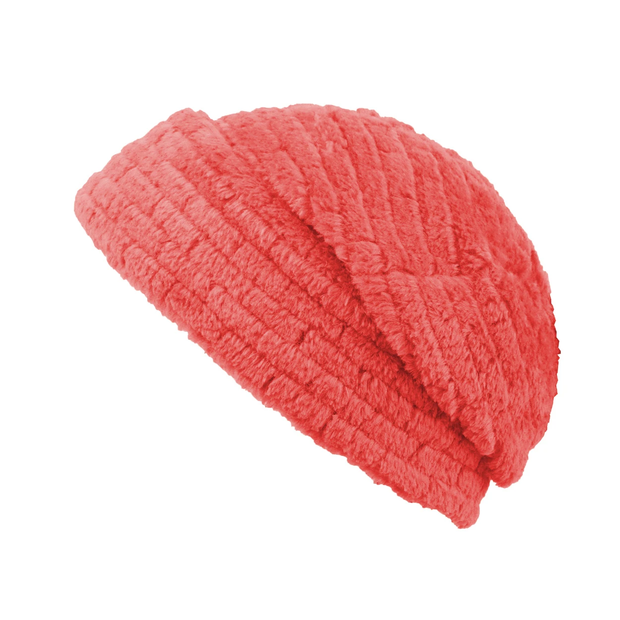 Buff Polar Thermal Hat Solid Coral Cayenne